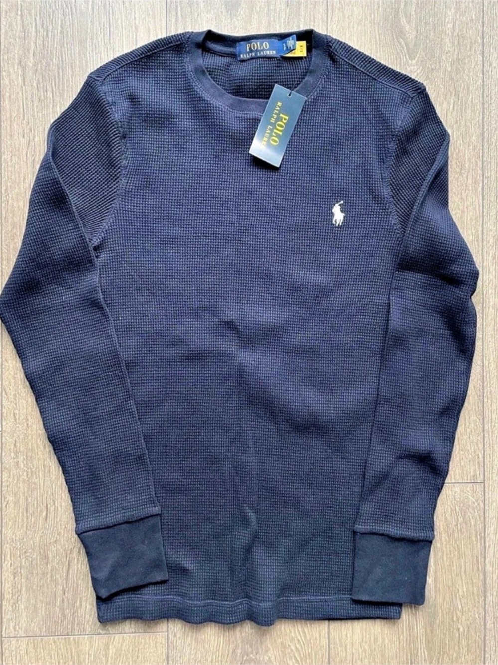 Polo Ralph Lauren Waffle Thermal  Slim Fit T-Shirt Size S New